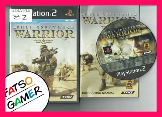 Full Spectrum Warrior PS2 - FatsoGamer
