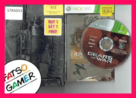 Gears of War 2 Steelbook Xbox 360 - FatsoGamer