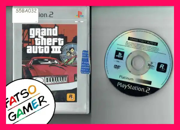 Grand Theft Auto III PS2 - FatsoGamer