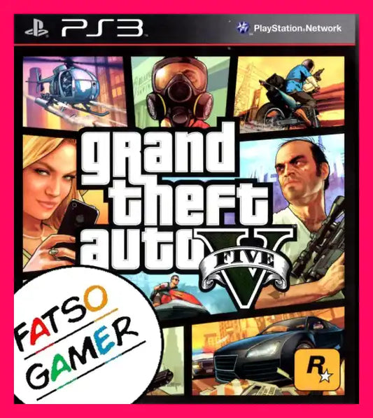 Grand Theft Auto V PS3 - Game with Case and Booklet & MAP - Video Games