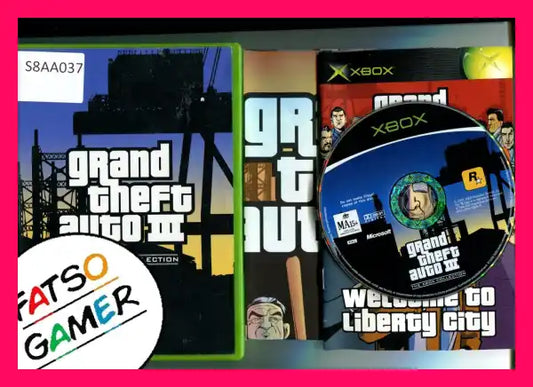 GTA 3 Grand Theft Auto III Xbox - FatsoGamer