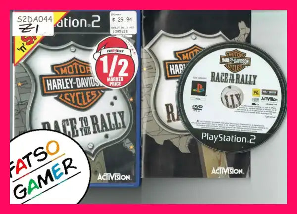 Harley Davidson Motor Cycles Race to the Rally PS2 - FatsoGamer