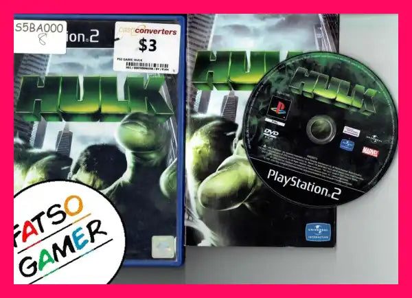 Hulk PS2 S5BA000 - FatsoGamer