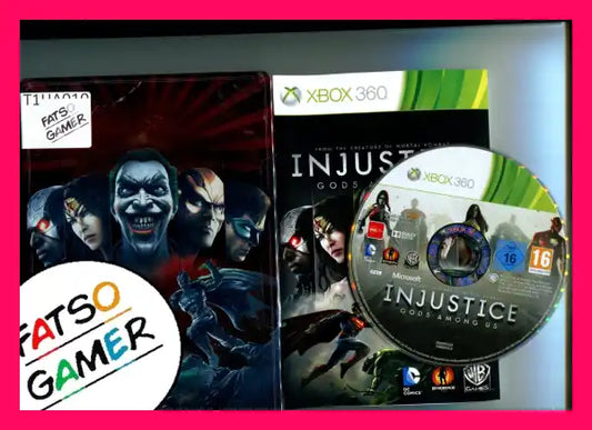 Injustice Gods Among Us Steelbook Edition Xbox 360 - FatsoGamer