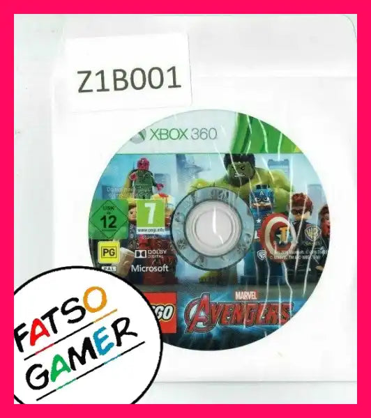 Lego Marvel Avengers Xbox 360 Z1BA001 - FatsoGamer