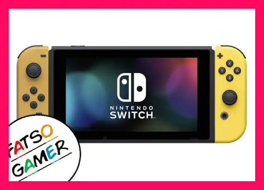 Limited Edition Pokemon Lets Go Pikachu Switch Console - Pre Owned - Console With Standard Dock + Charger - Video Games