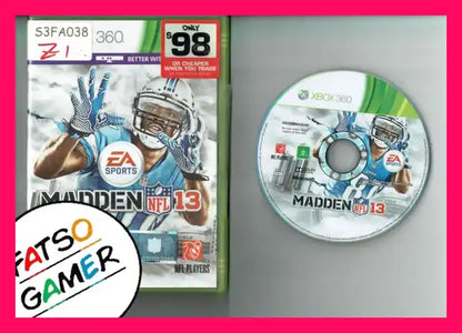 Madden NFL 13 Xbox 360 S3FA038 - FatsoGamer