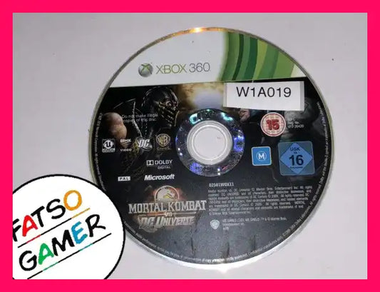Mortal Kombat vs DC Universe DISC ONLY Xbox 360 W1A019 - FatsoGamer