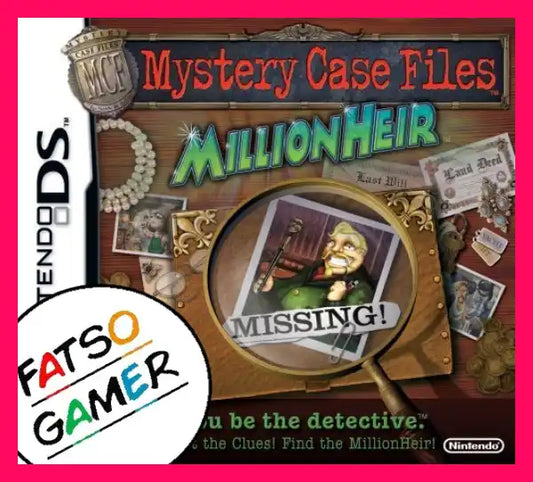 Mystery Case Files Million Heir DS - Video Games