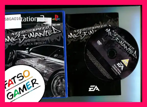 Need for Speed Most Wanted Black Edition PS2 - FatsoGamer