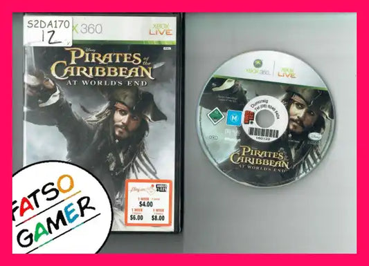 Pirates of the Caribbean At Worlds End Xbox 360 S2DA170 - FatsoGamer