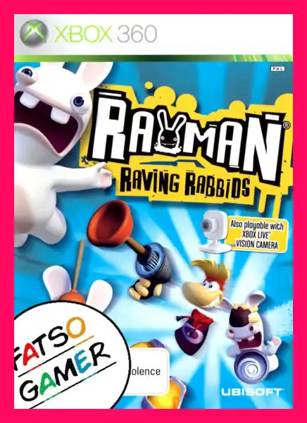 Rayman Raving Rabbids Xbox 360 Video Games