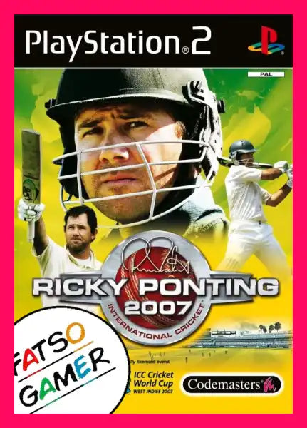 Ricky Ponting Cricket 2007 Ps2 Video Games