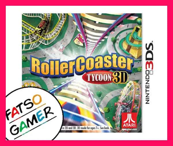 Roller Coaster Tycoon 3D 3Ds Video Games
