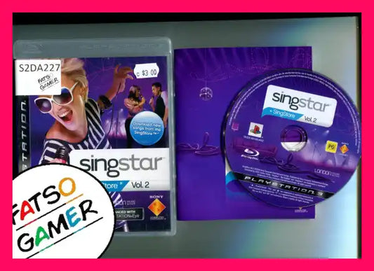 Singstar Volume 2 PS3 - FatsoGamer