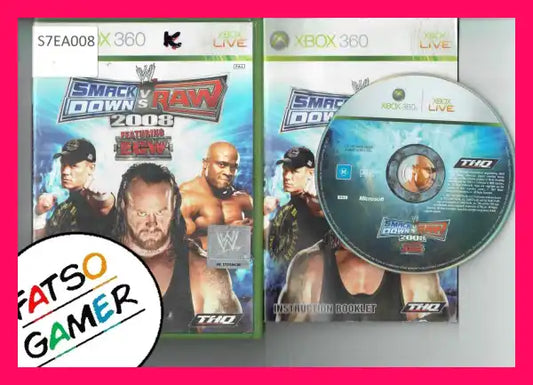 Smackdown Vs Raw 2008 Xbox 360 - FatsoGamer
