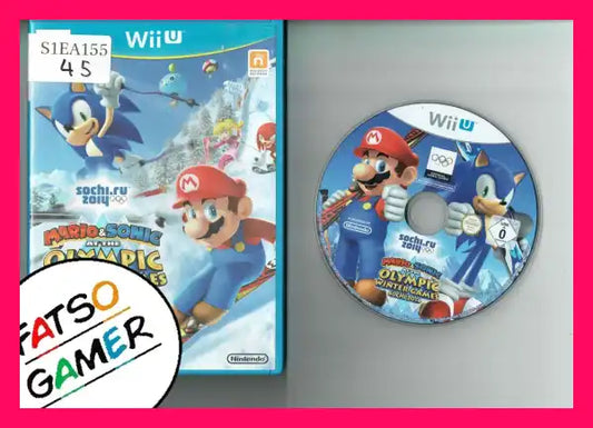 Sonic And Mario at the Olympic Winter Games in Sochi 2014 Wii U S1EA155 - FatsoGamer