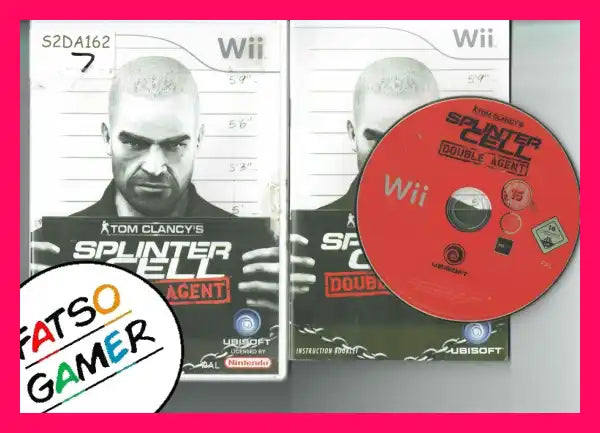 Splinter Cell Double Agent Wii S2DA162 - FatsoGamer
