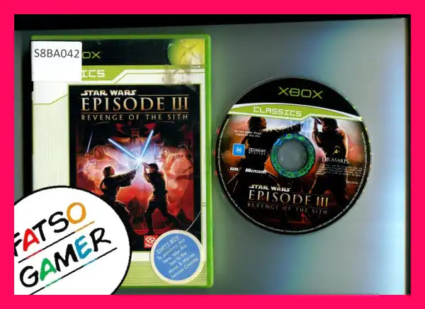 Star Wars Episode III Revenge of the Sith Xbox - FatsoGamer
