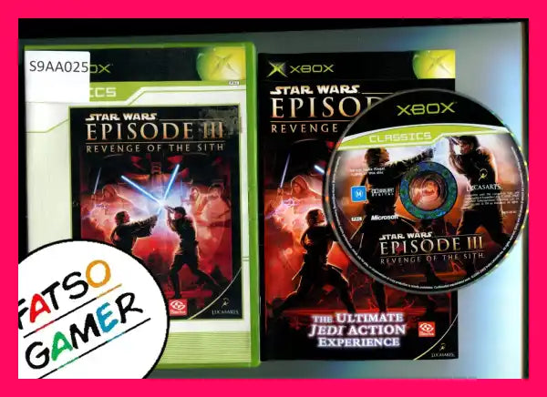 Star Wars Episode III Revenge of the Sith Xbox - FatsoGamer