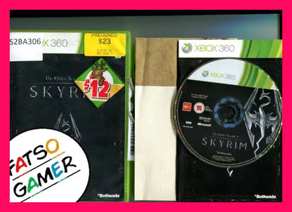 The Elder Scrolls Skyrim Xbox 360 - FatsoGamer